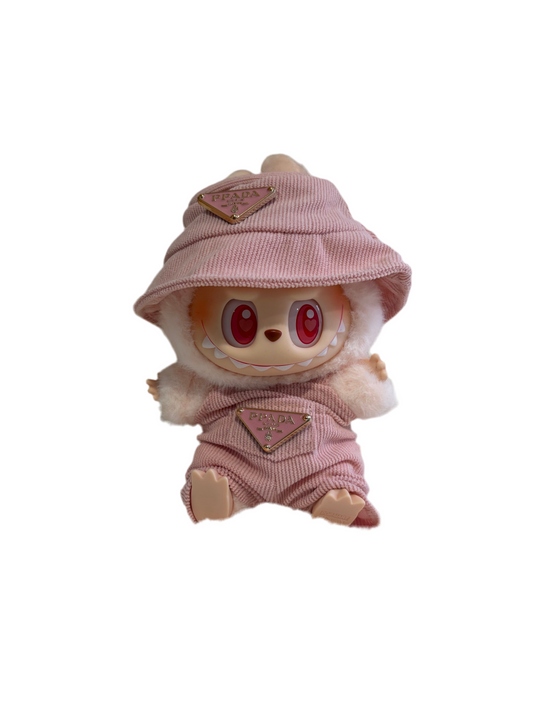 Pink Corduroy Prada Outfit