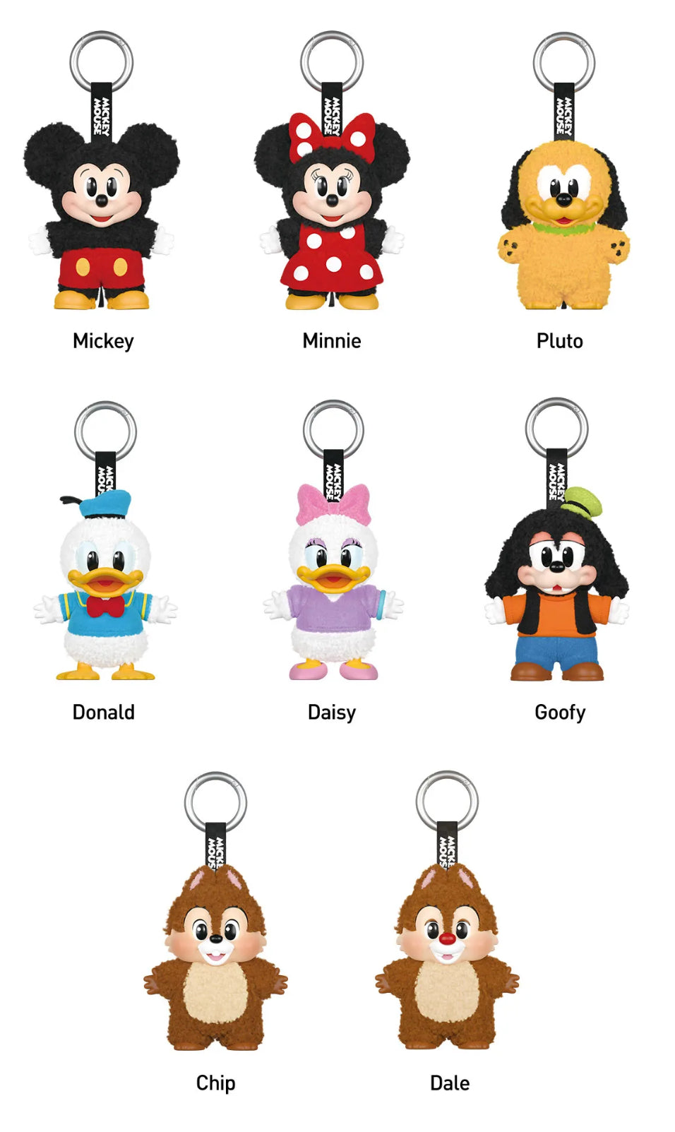 Mickey Family Keychains